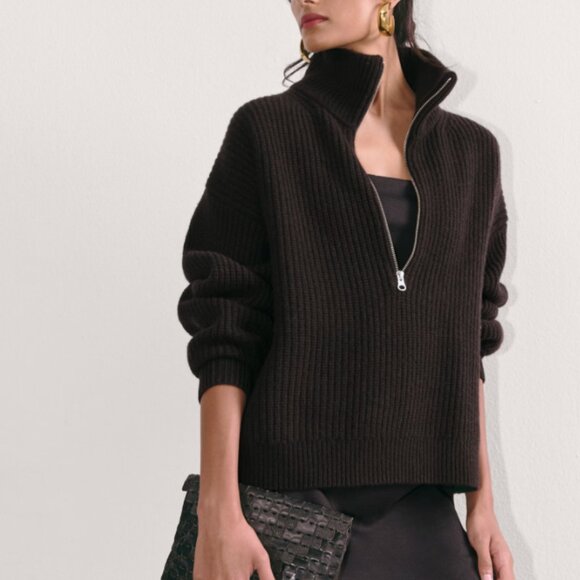 Everlane The Half-Zip Sweater in Luxe Merino - Picture 6 of 7
